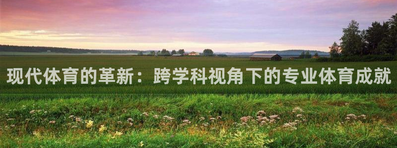 现代体育的革新：跨学科视角下的专业体育成就